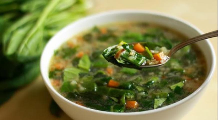 Пошаговый рецепт приготовления Щавелевый суп