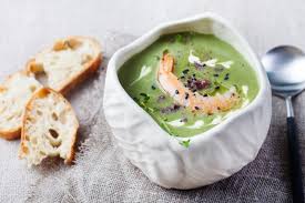Пошаговый рецепт приготовления крем - суп с брокколи и креветками
