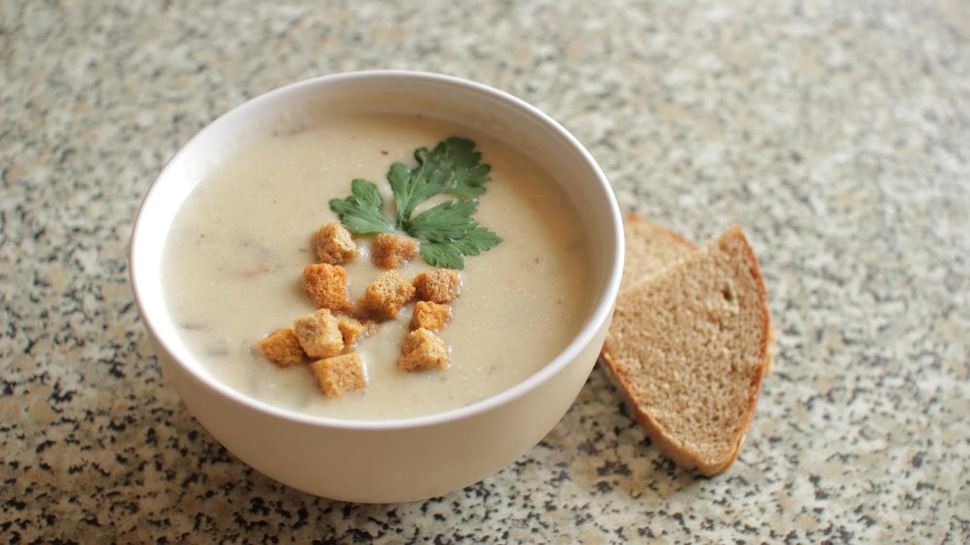 Сырный крем – суп по Французский